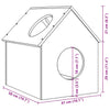 Cat House Wax Ruskea 41x50x50 cm Massiivipuumänty