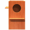 Cat House Wax Ruskea 43x43x60 cm Massiivipuumänty
