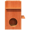 Cat House Wax Ruskea 43x43x60 cm Massiivipuumänty