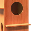 Cat House Wax Ruskea 43x43x60 cm Massiivipuumänty