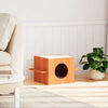 Cat House Wax Ruskea 51x35x30 cm Massiivipuumänty