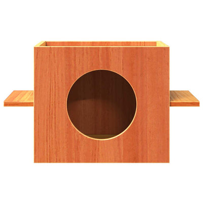 Cat House Wax Ruskea 51x35x30 cm Massiivipuumänty