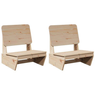 Puutarhatuolit 2 kp 60x64x70,5 cm täysi mänty