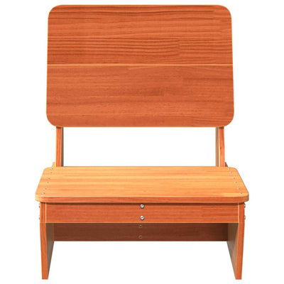 puutarhatuolit 2 kpl vahanruskea 60x64x70,5cm massiivipuu mänty