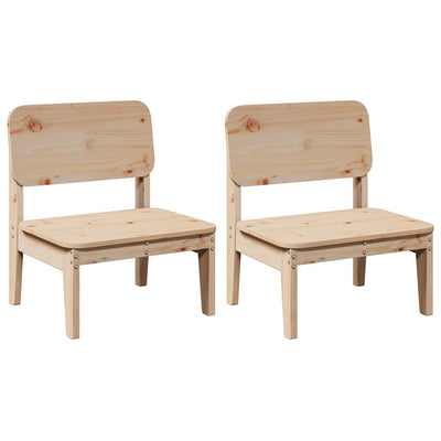 Puutarhatuolit 2 kp 60x52,5x72 cm täysi mänty