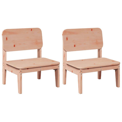 Puutarhatuolit 2 kpl 60x52,5x72 cm täysi douglaskuusi