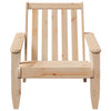 Puutarha adirondack tuoli 75x77x77 cm massiivipuumänty