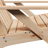 Puutarha adirondack tuoli 75x77x77 cm massiivipuumänty