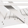 Valkoinen puutarha adirondack tuoli Antinea 75x77x77cm