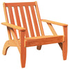 Puutarha adirondack tuoli vaha ruskea 75x77x77 cm