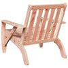 Puutarha adirondack tuoli 75x77x77 cm massiivipuu douglas