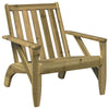 Puutarha adirondack tuoli 75x77x77 cm kyllästetty puumänty