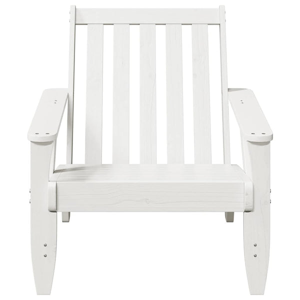 Valkoinen puutarha adirondack tuolit Antinea 75x77x77cm (2 kpl)