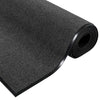 Ovenmatto Antrasiitti ja musta 120 x 300 cm Polyamidi ja PVC