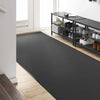 Ovenmatto Antrasiitti ja musta 120 x 300 cm Polyamidi ja PVC