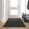 Ovenmatto Antrasiitti ja musta 120 x 350 cm Polyamidi ja PVC