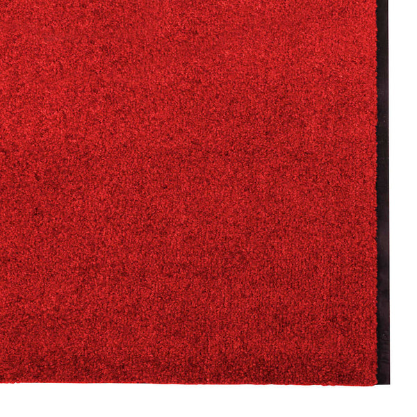 Ovenmatto Muut Punainen ja Musta 120 x 350 cm Polyamidi ja PVC