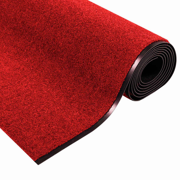 Ovenmatto Muut Punainen ja Musta 120 x 350 cm Polyamidi ja PVC