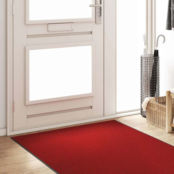 Ovenmatto Muut Punainen ja Musta 120 x 350 cm Polyamidi ja PVC