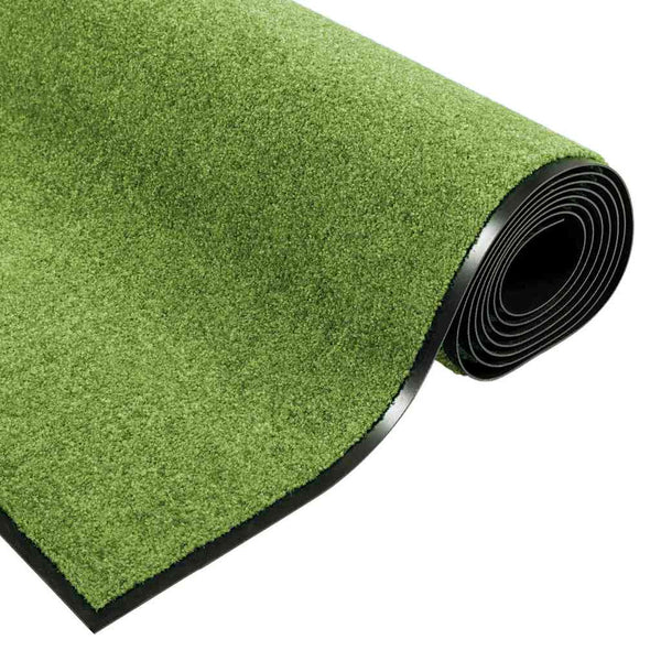 Ovenmatto Muut Vihreä ja musta 120 x 250 cm Polyamidi ja PVC