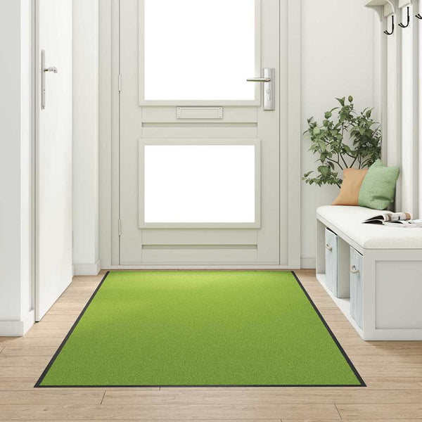 Ovenmatto Muut Vihreä ja musta 120 x 300 cm Polyamidi ja PVC