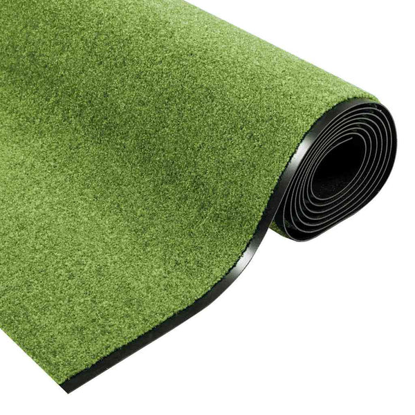 Ovenmatto Muut Vihreä ja musta 120 x 350 cm Polyamidi ja PVC
