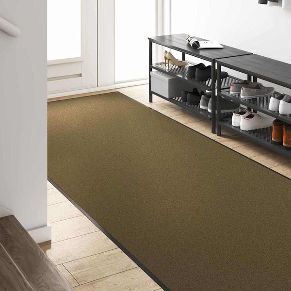 Ovenmatto Muut Ruskea ja musta 120 x 250 cm Polyamidi ja PVC