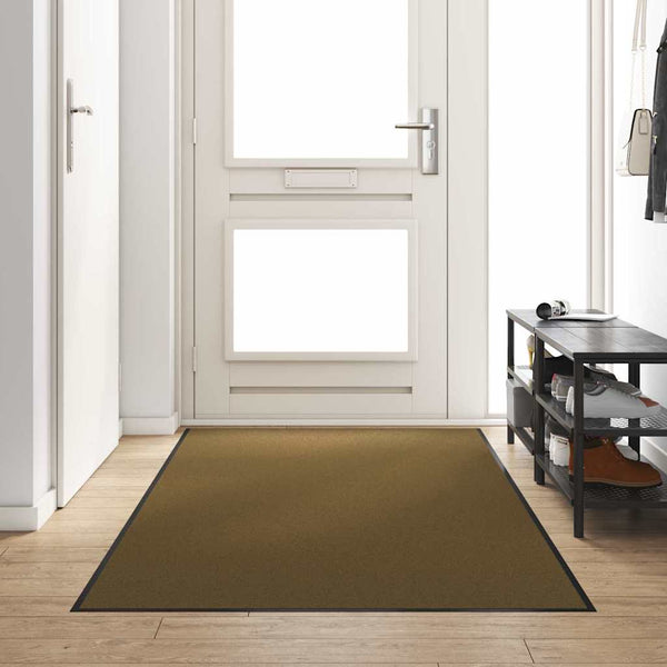 Ovenmatto Muut Ruskea ja musta 120 x 300 cm Polyamidi ja PVC