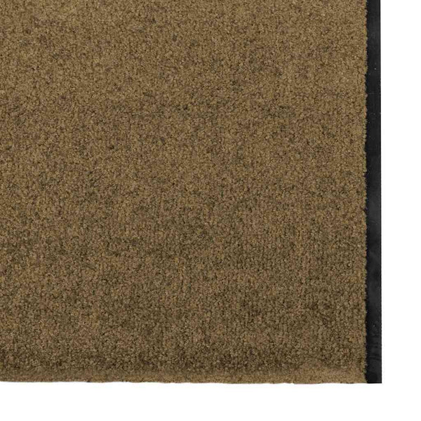 Ovenmatto Muut Ruskea ja musta 120 x 350 cm Polyamidi ja PVC