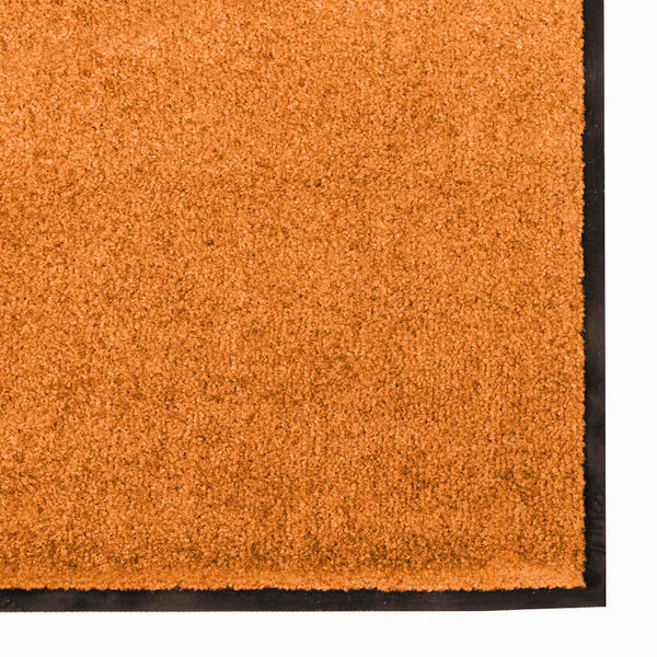 Ovenmatto Muut Oranssi ja Musta 120 x 300 cm Polyamidi ja PVC
