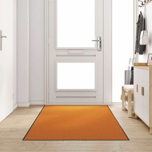 Ovenmatto Muut Oranssi ja Musta 120 x 300 cm Polyamidi ja PVC