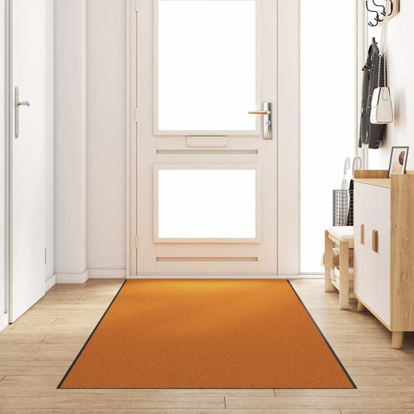 Ovenmatto Muut Oranssi ja Musta 120 x 350 cm Polyamidi ja PVC