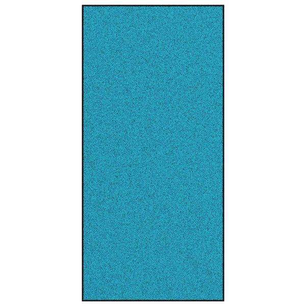 Ovenmatto Muut Syaaninen ja musta 120 x 250 cm Polyamidi ja PVC