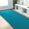 Ovenmatto Muut Syaaninen ja musta 120 x 400 cm Polyamidi ja PVC