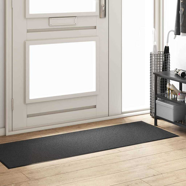 Ovenmatto Antrasiitti ja musta 60 x 180 cm 100% polyamidi