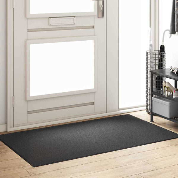 Ovenmatto Antrasiitti ja musta 90 x 150 cm 100% polyamidi
