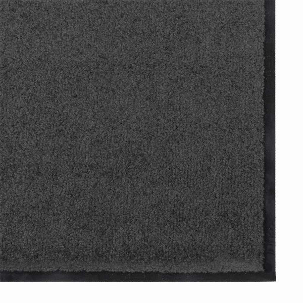 Ovenmatto Antrasiitti ja musta 120 x 250 cm 100% polyamidi