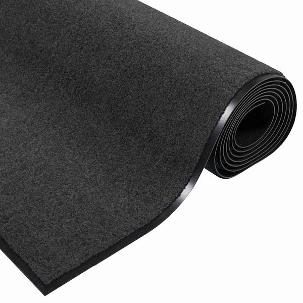 Ovenmatto Antrasiitti ja musta 120 x 250 cm 100% polyamidi