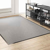 Ovenmatto Harmaa ja musta 120 x 180 cm Polypropeeni ja vinyyli