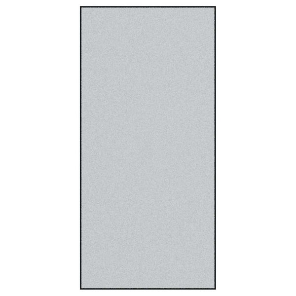 Ovenmatto Harmaa ja musta 120 x 250 cm Polypropeeni ja vinyyli