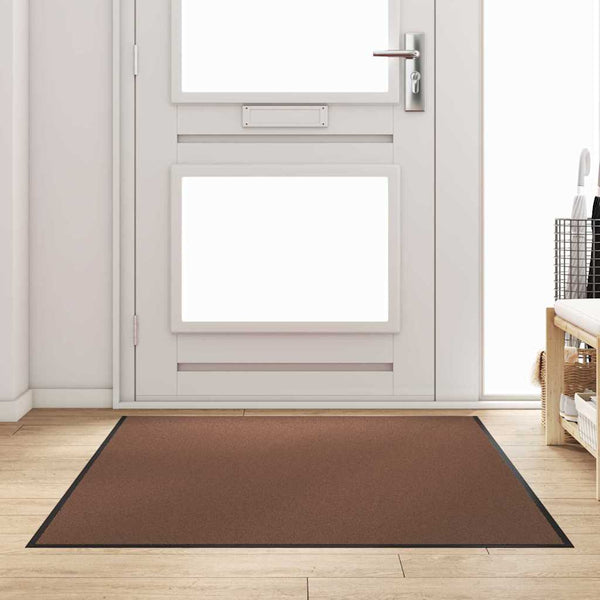 Ovenmatto Ruskea ja musta 120 x 180 cm 100% polyamidi