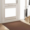 Ovenmatto Ruskea ja musta 120 x 250 cm Polypropeeni ja vinyyli