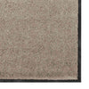 Ovenmatto Beige ja musta 120 x 300 cm Polypropeeni ja vinyyli
