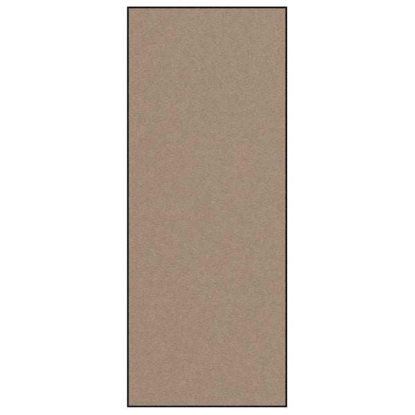 Ovenmatto Beige ja musta 120 x 300 cm Polypropeeni ja vinyyli