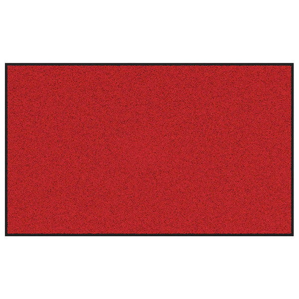 Ovenmatto Punainen ja Musta 90 x 150 cm Polypropeeni ja vinyyli