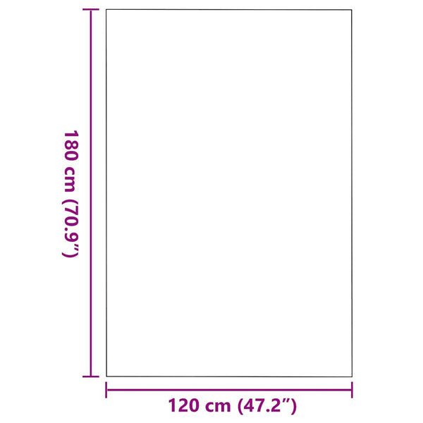 Ovenmatto Muut Punainen ja Musta 120 x 180 cm
