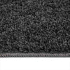 Liukumaton Shaggy Matto Tummanharmaa 200 x 200 cm PP
