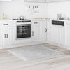 Liukumaton Shaggy Matto Harmaa 120 x 120 cm PP