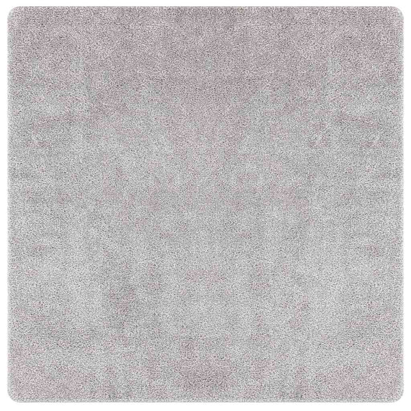 Liukumaton Shaggy Matto Harmaa 160 x 160 cm PP