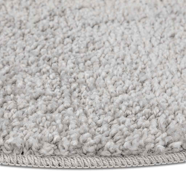 Liukumaton Shaggy Matto Harmaa 90 x 90 cm PP